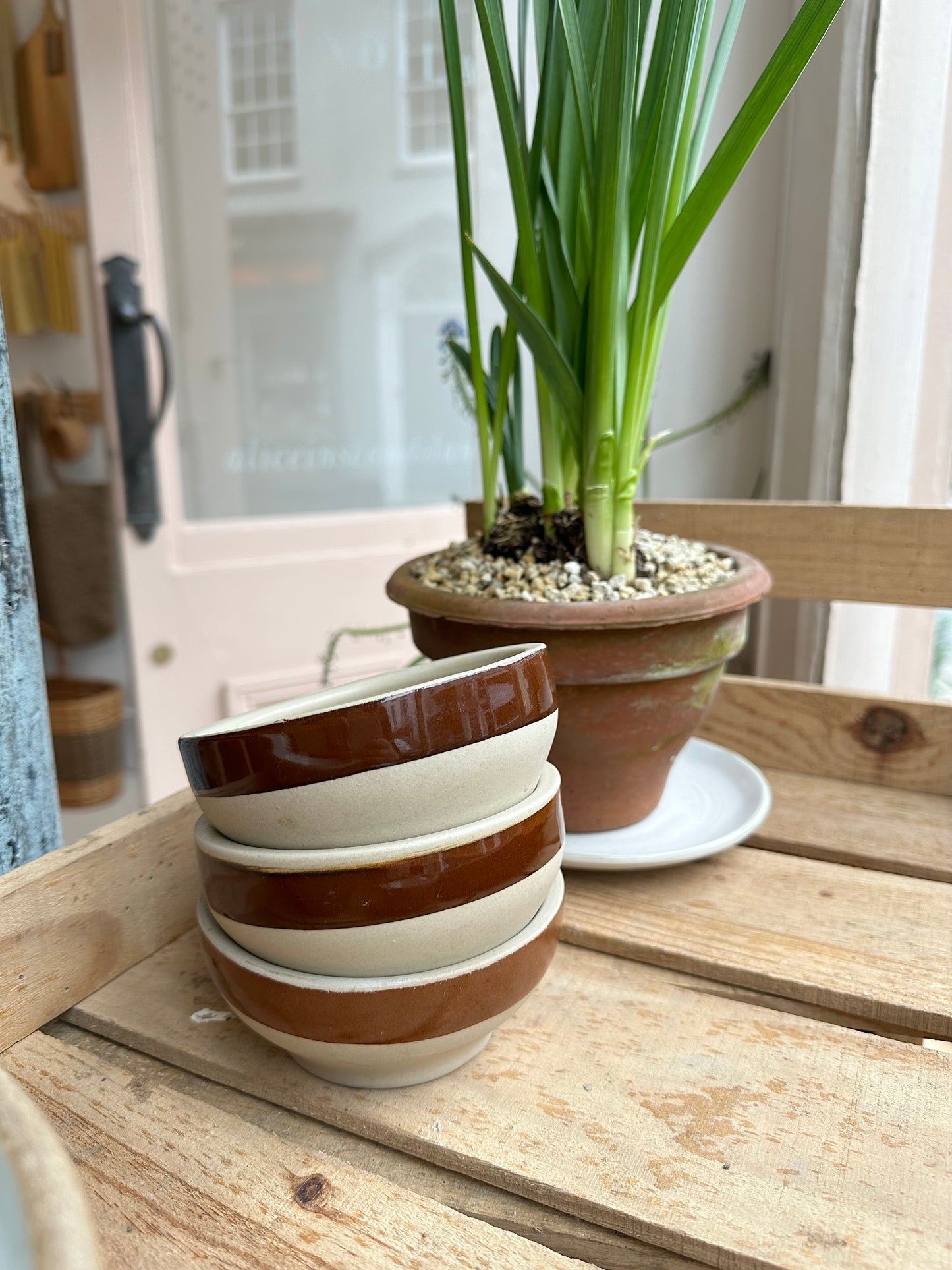 Vintage French Dairy Bowl