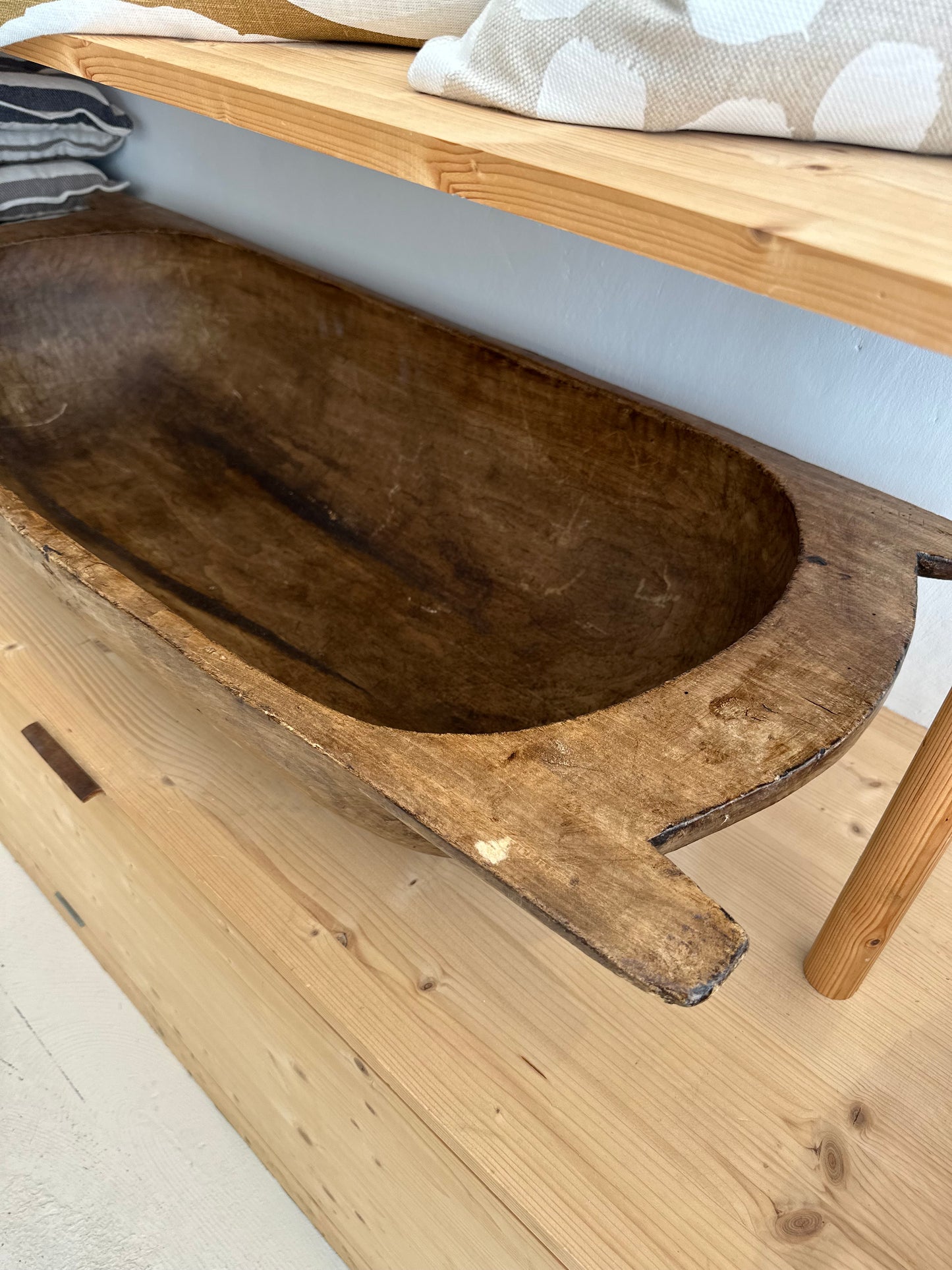 Vintage Wooden Dough Trough | Extra Large