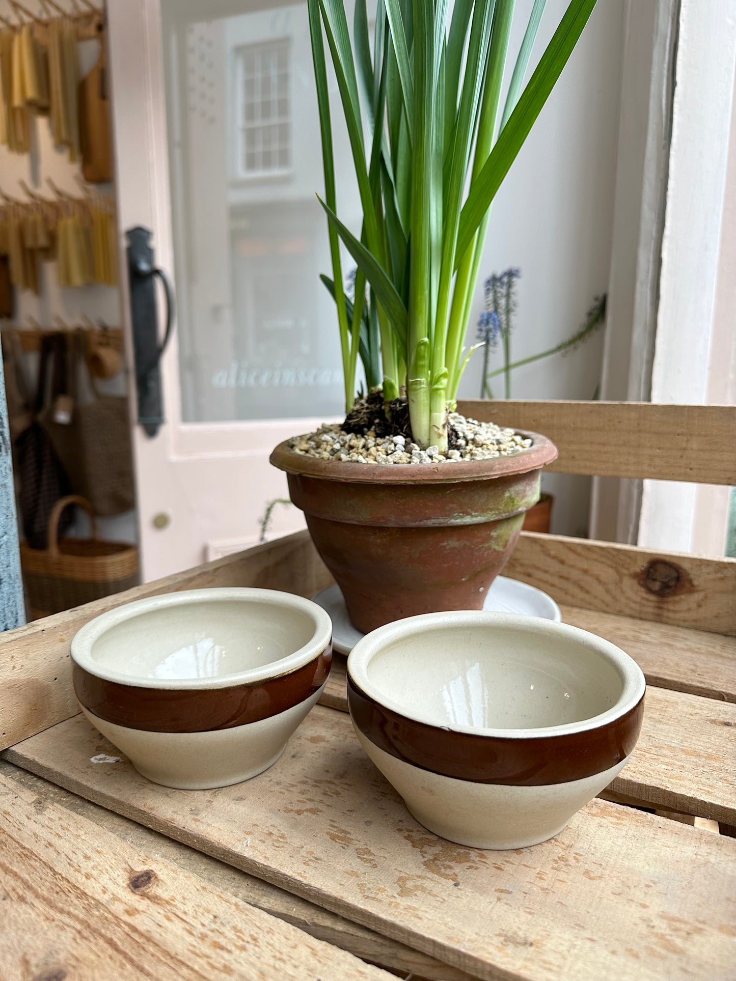 Vintage French Dairy Bowl