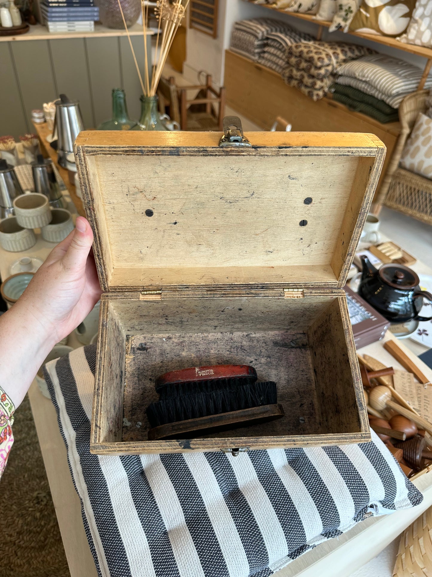 Vintage Shoe Shine Box