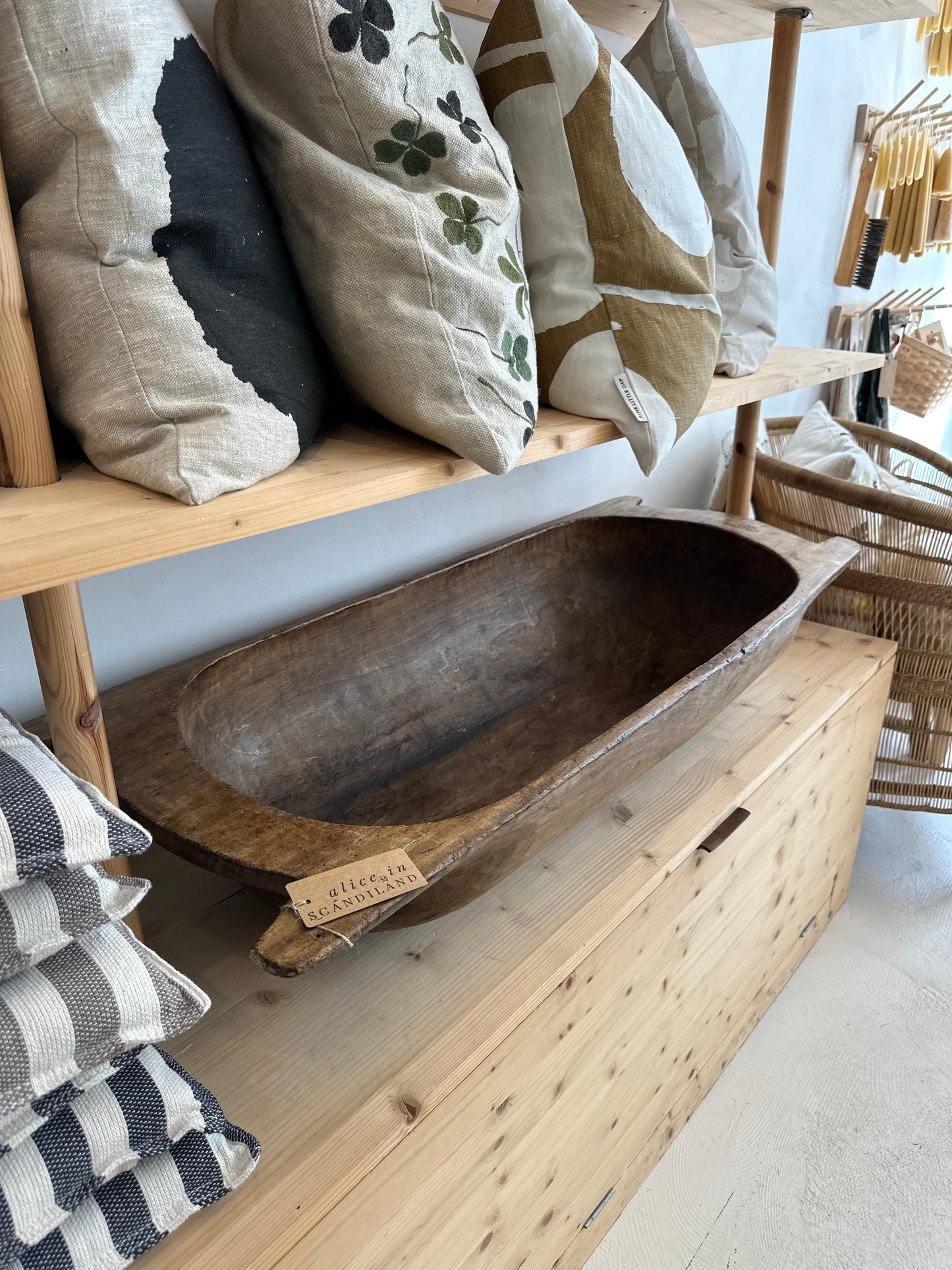 Vintage Wooden Dough Trough | Extra Large