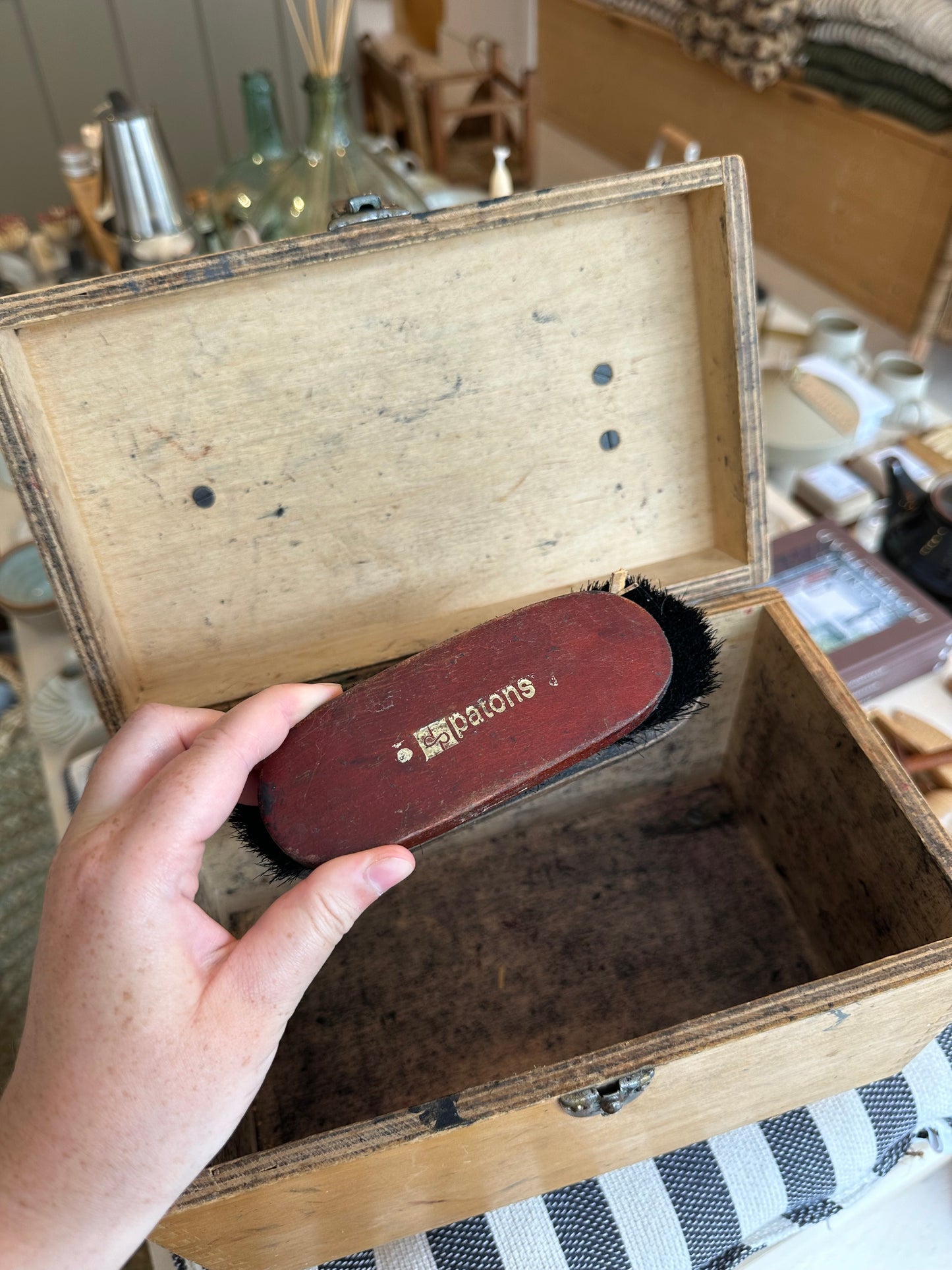 Vintage Shoe Shine Box