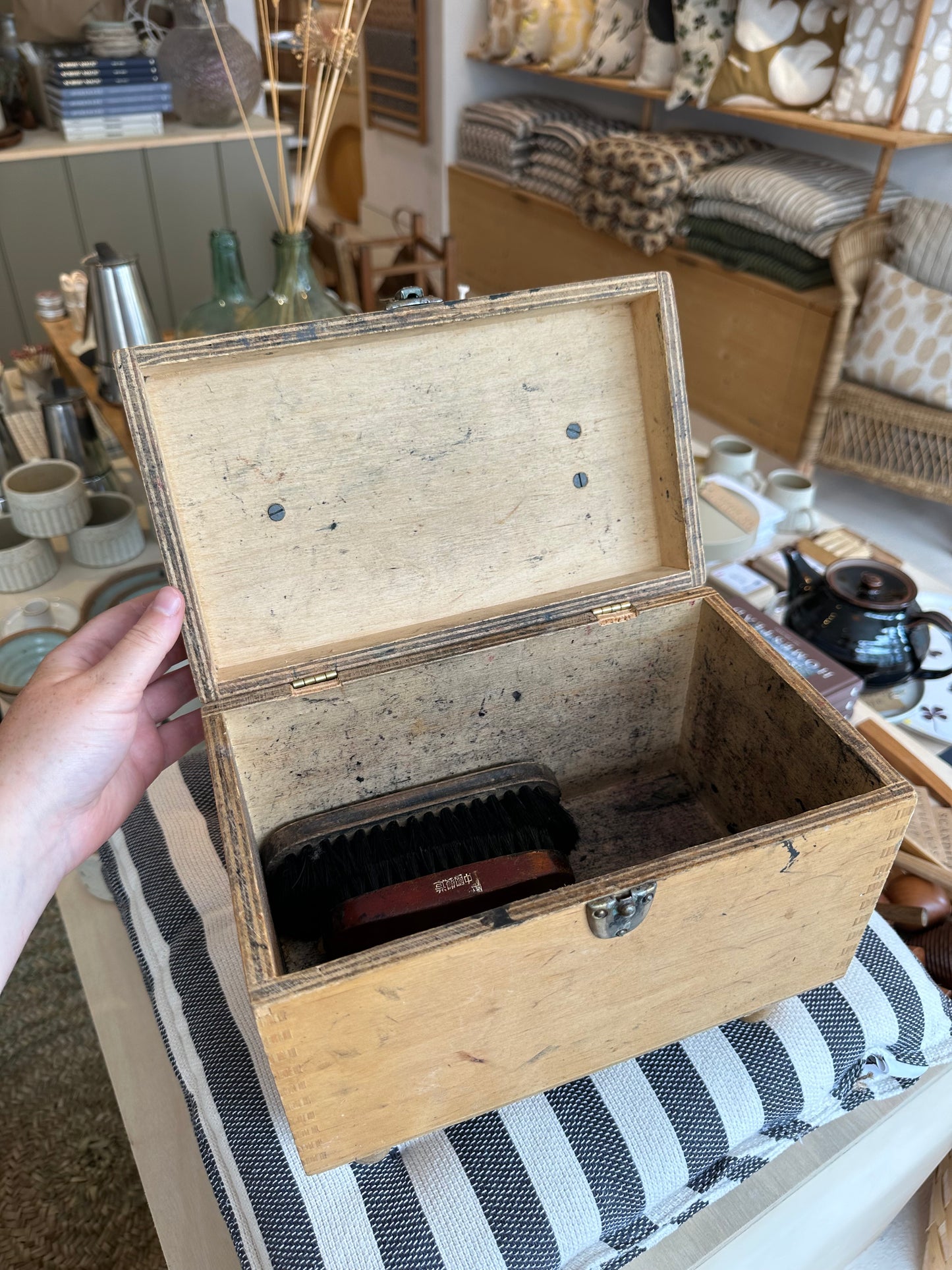 Vintage Shoe Shine Box