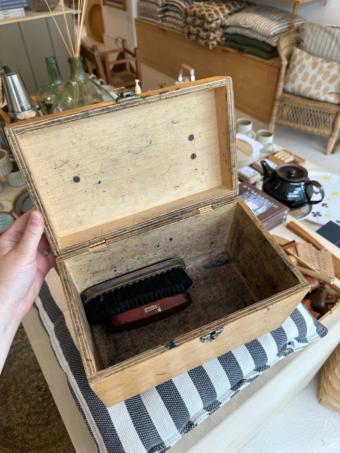 Vintage Shoe Shine Box