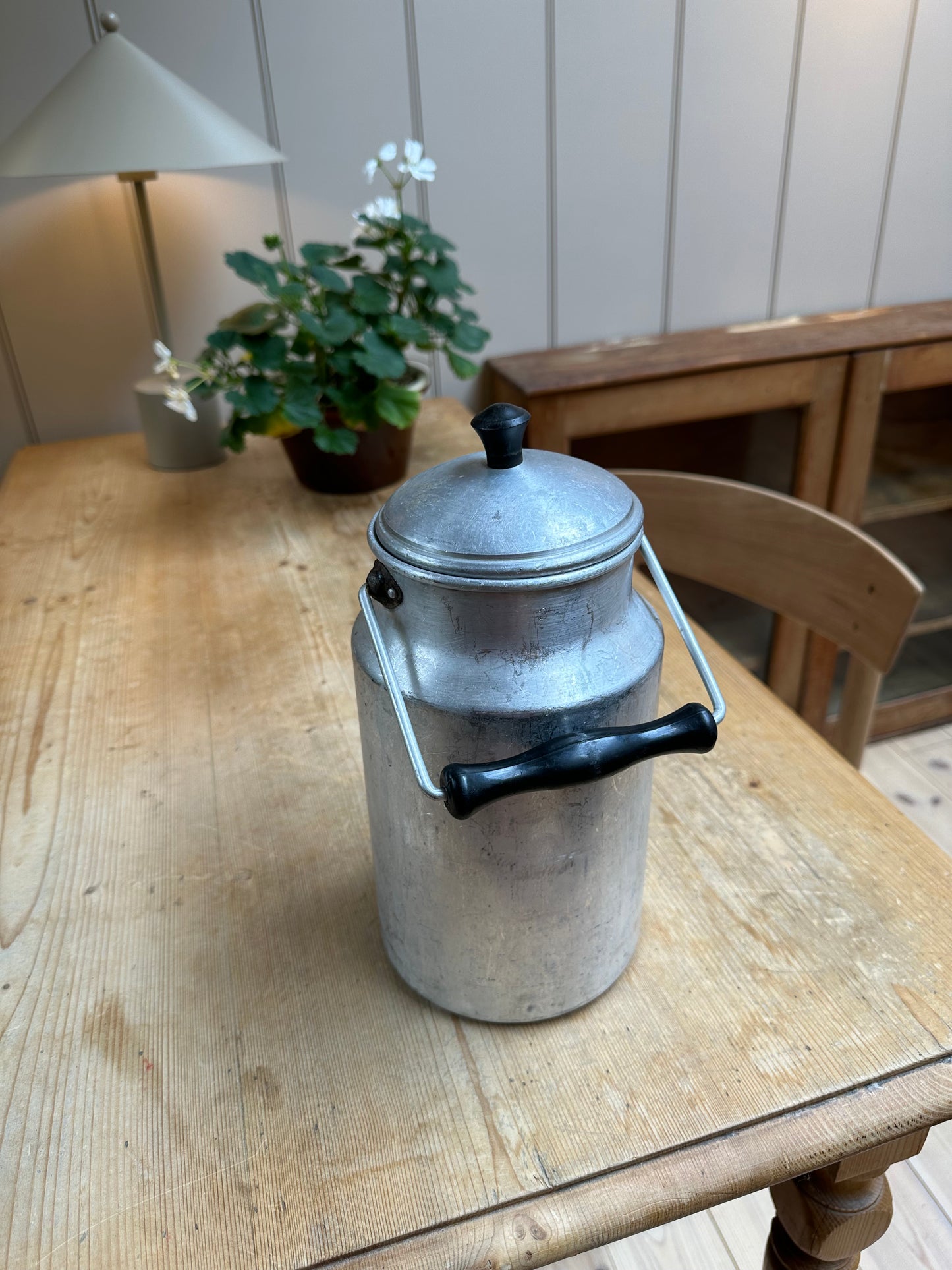 Vintage Milk Churn | Black Handle