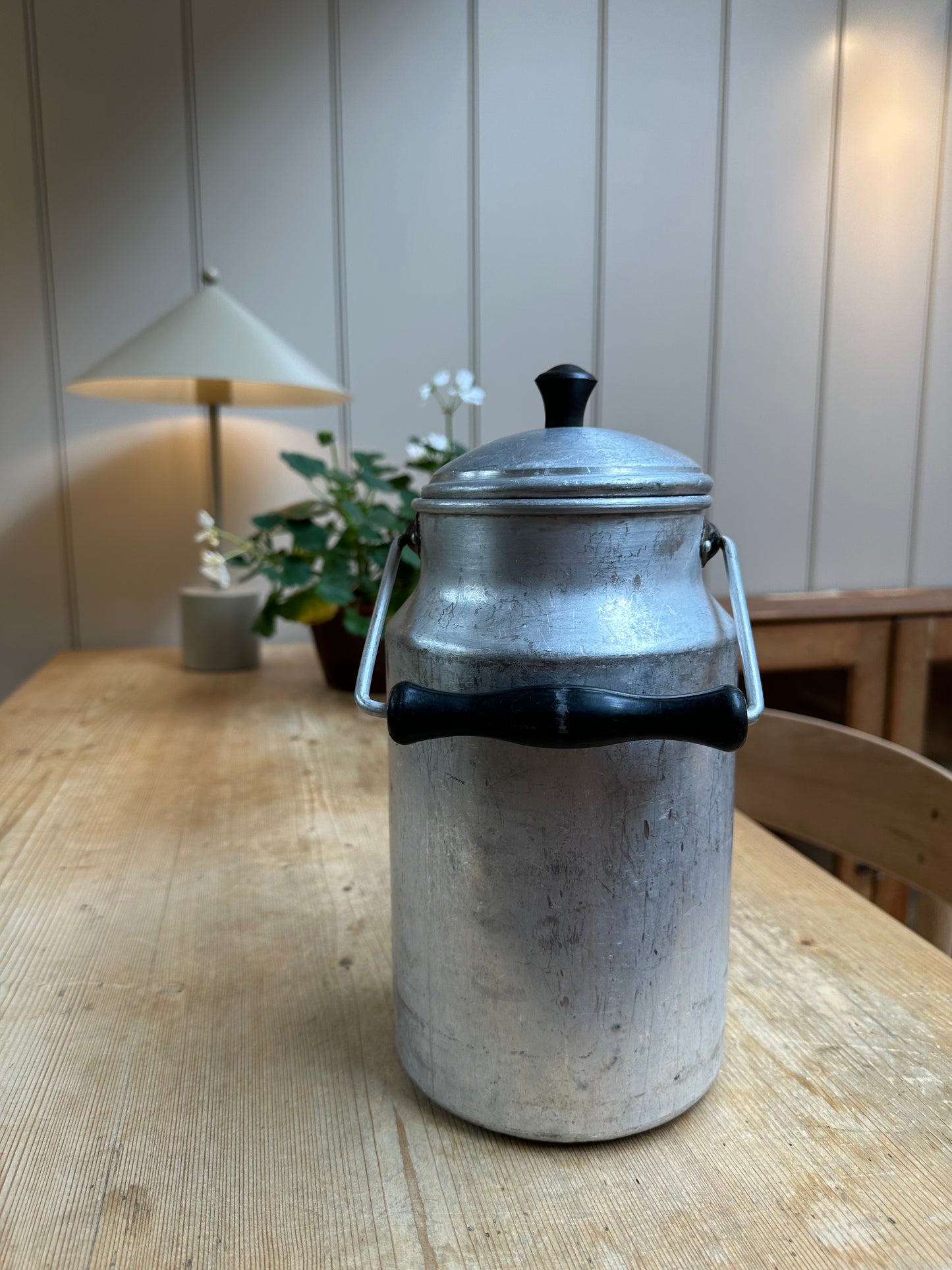 Vintage Milk Churn | Black Handle