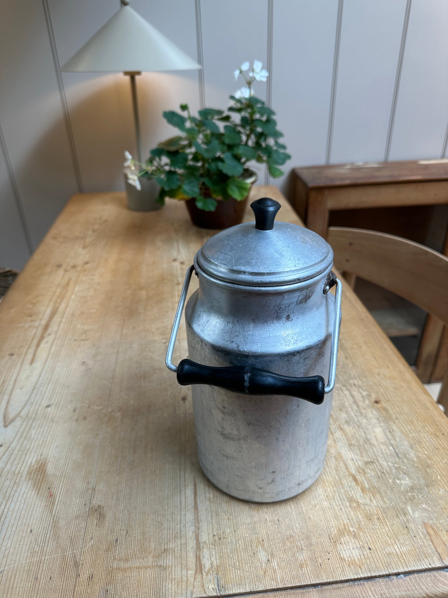 Vintage Milk Churn | Black Handle