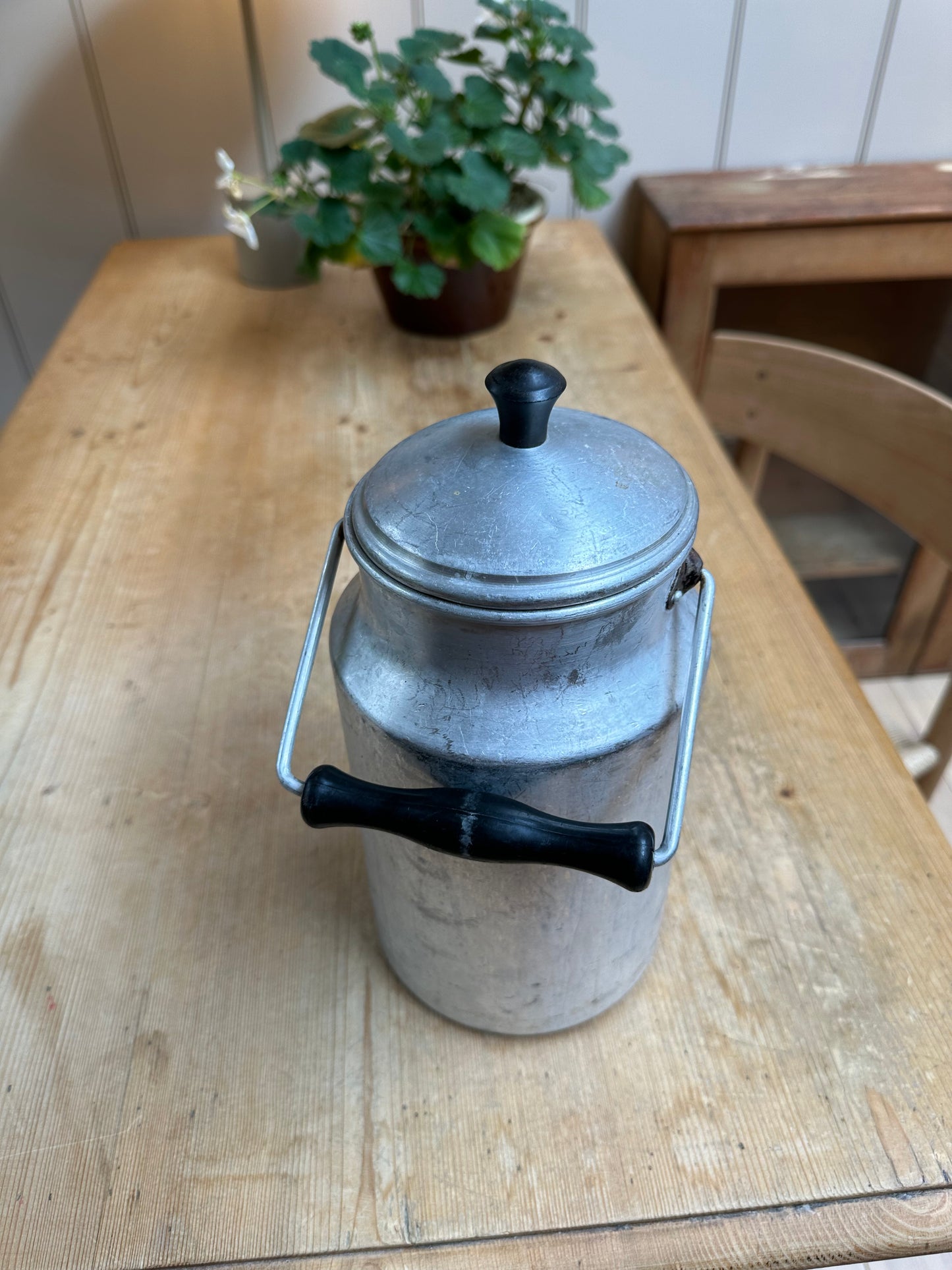 Vintage Milk Churn | Black Handle