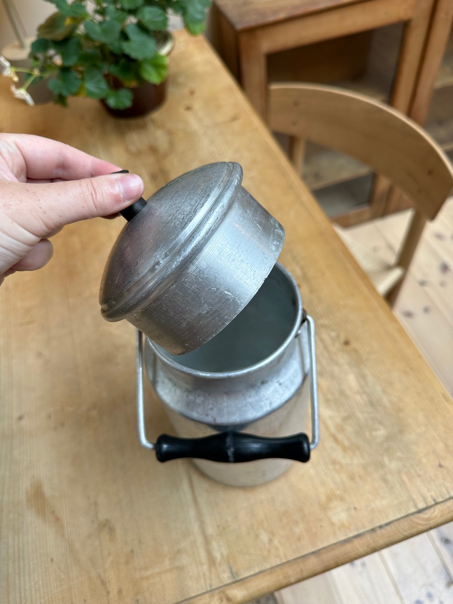 Vintage Milk Churn | Black Handle