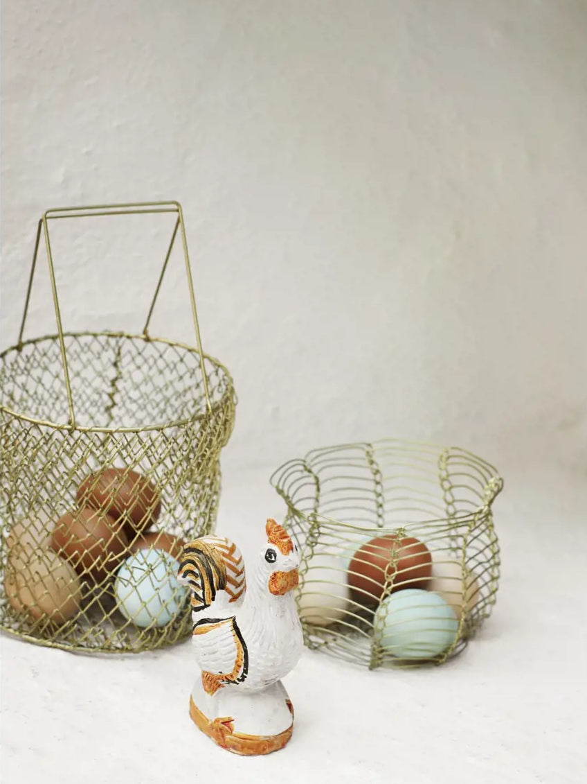 Antiqued Mesh Basket
