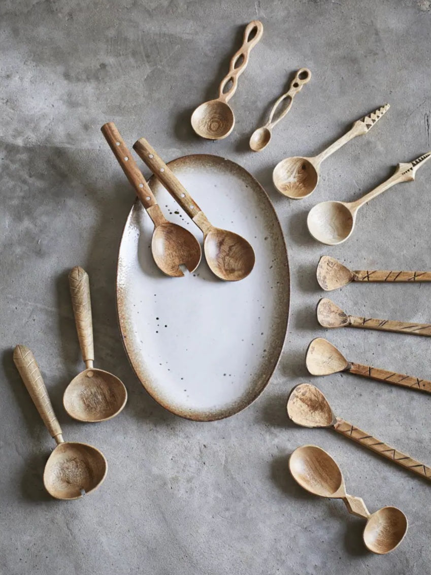 Hand Carved Wooden Spoon | Small