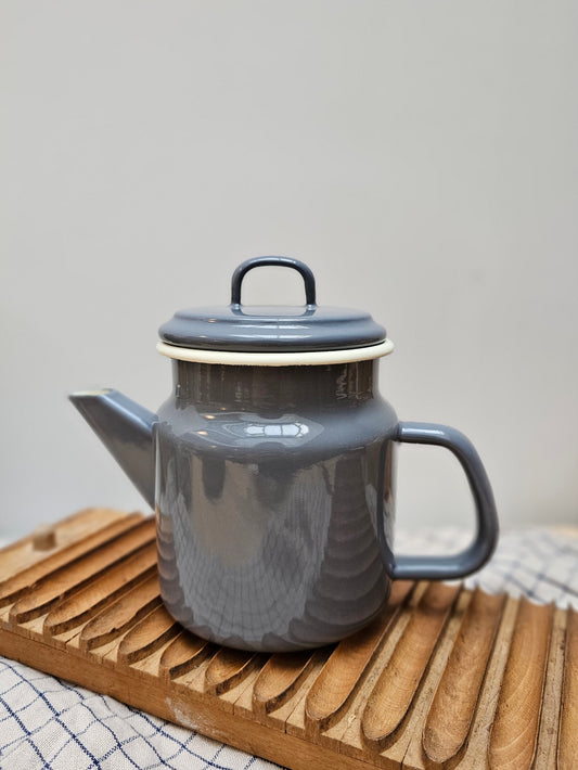 Enamel Teapot | Slate Grey