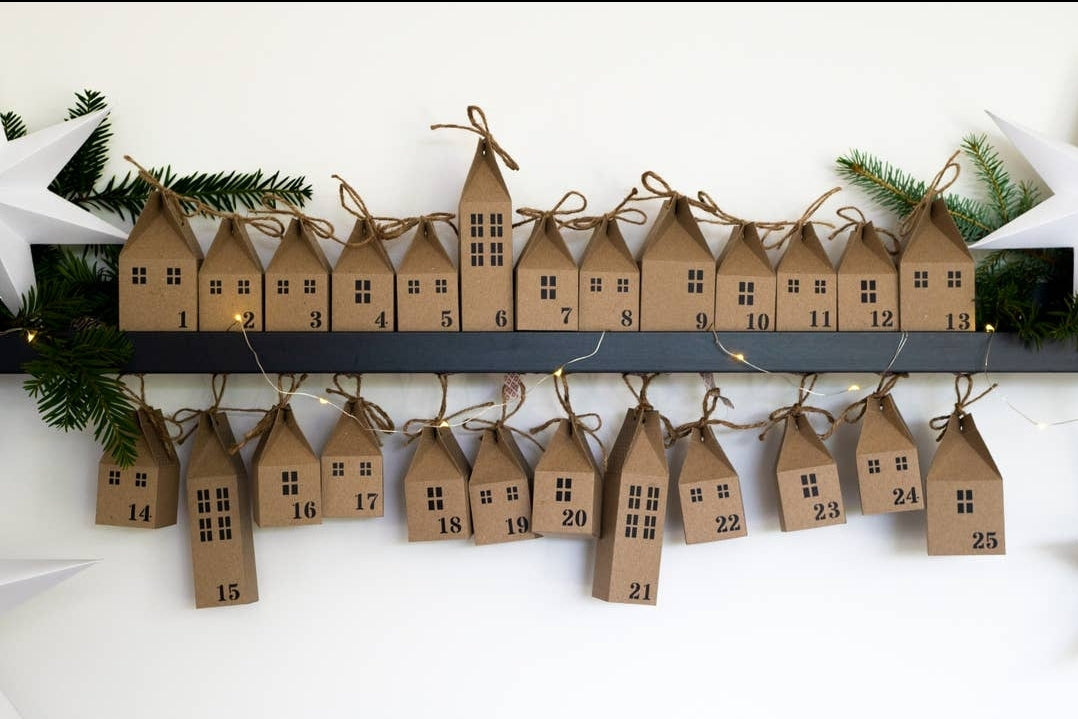 DIY Advent Calendar House Kit