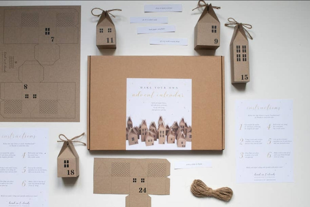 DIY Advent Calendar House Kit