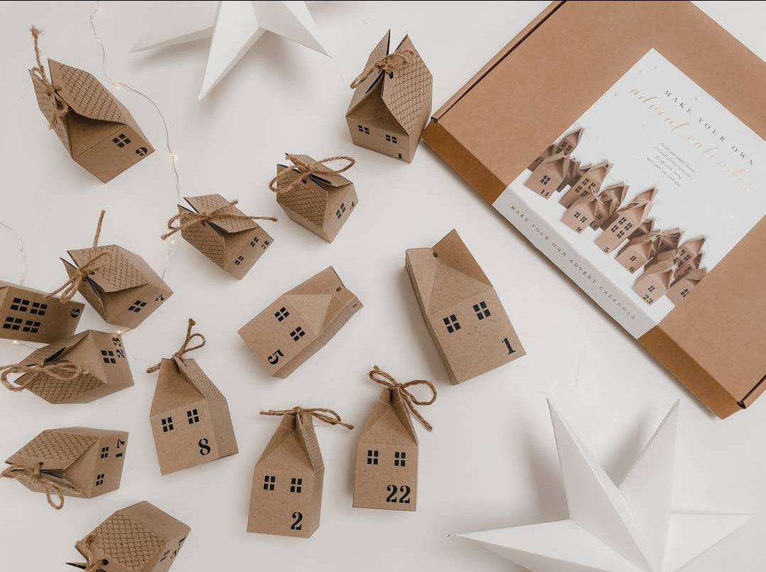 DIY Advent Calendar House Kit