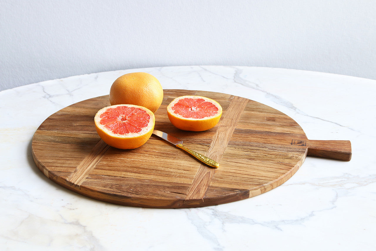 Reclaimed Teak Bread Board | Large