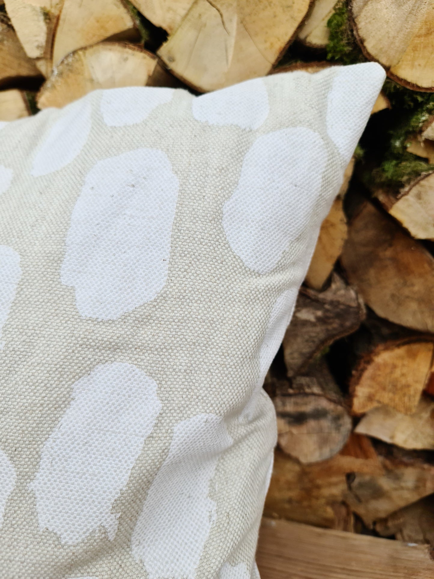 Dots Cushion Cover | White