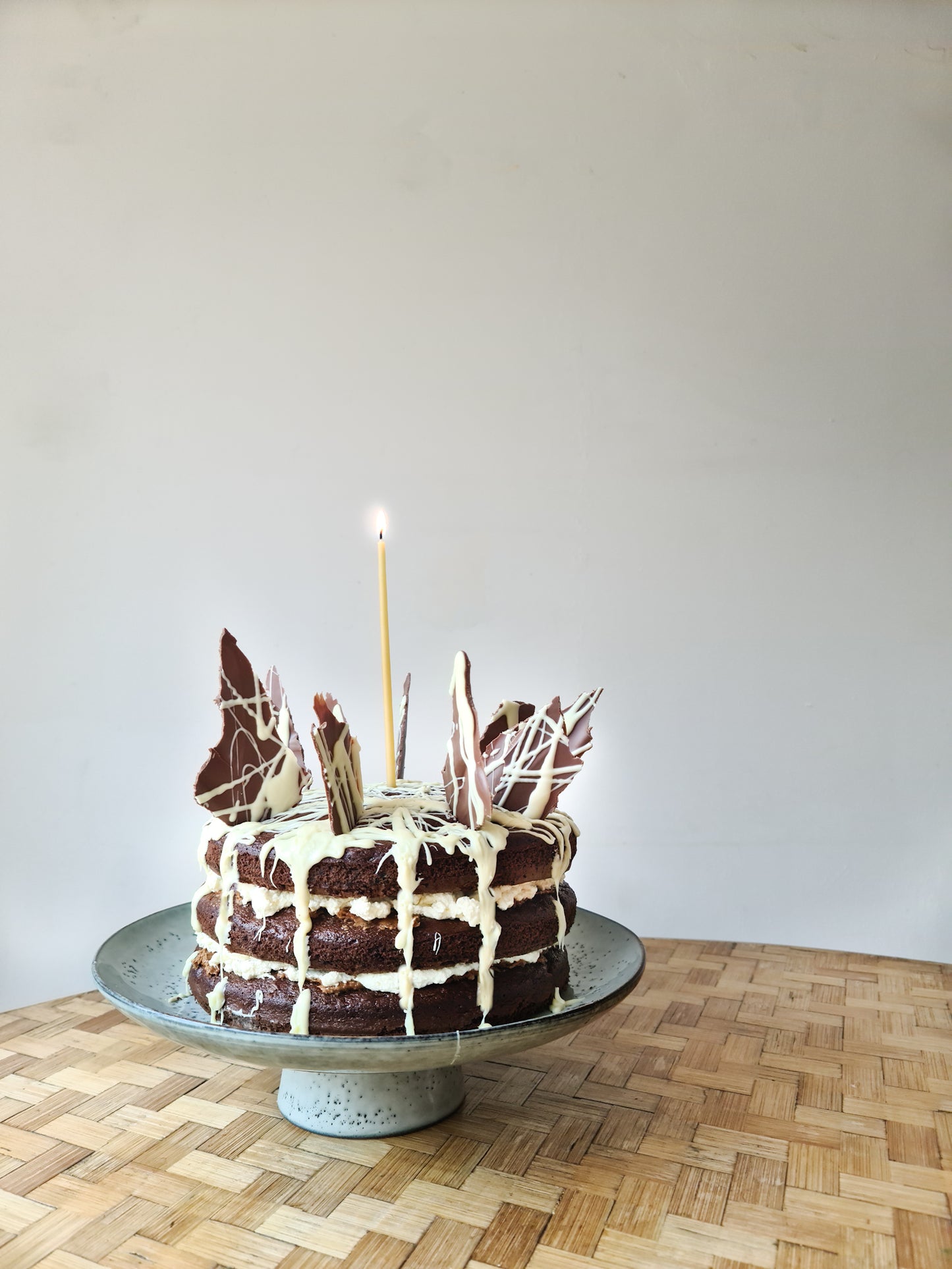 Rustic Cake Stand Dish