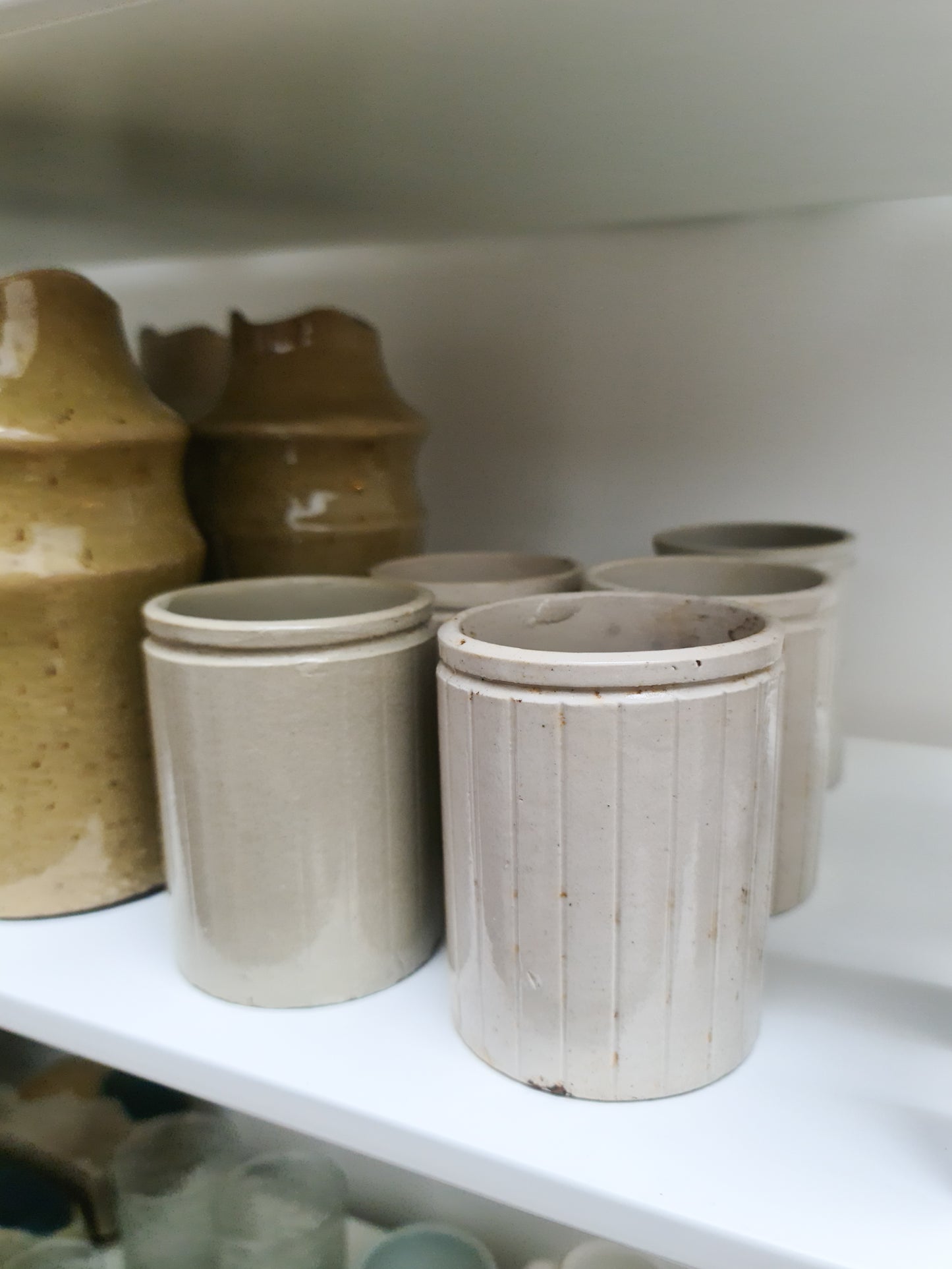 Vintage Stoneware Marmalade Pot