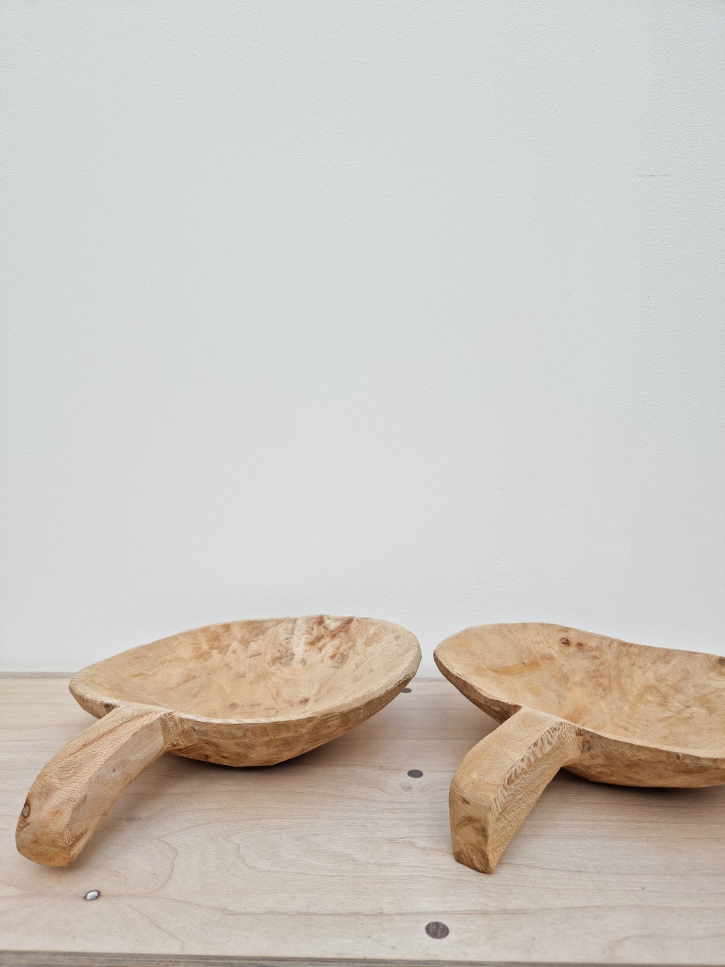 Rustic Carved Wooden Bowl/ Scoop