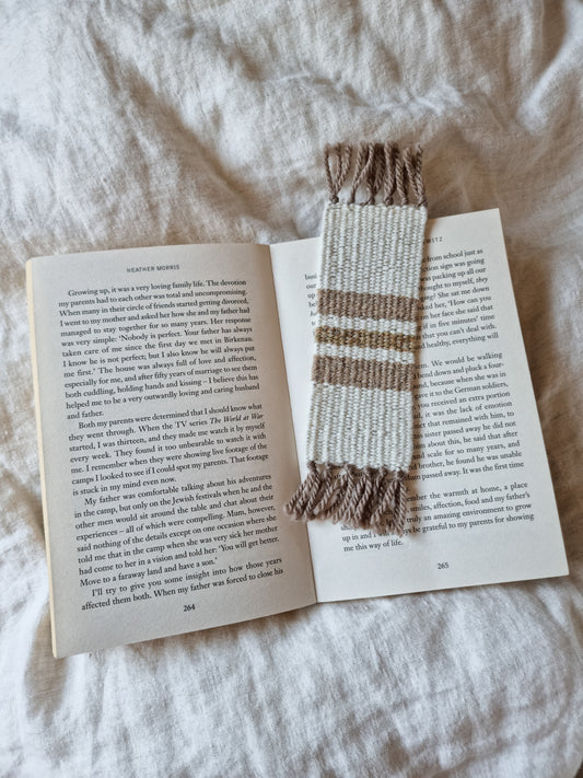 Hand Woven Wool Bookmark | This Cabin Van