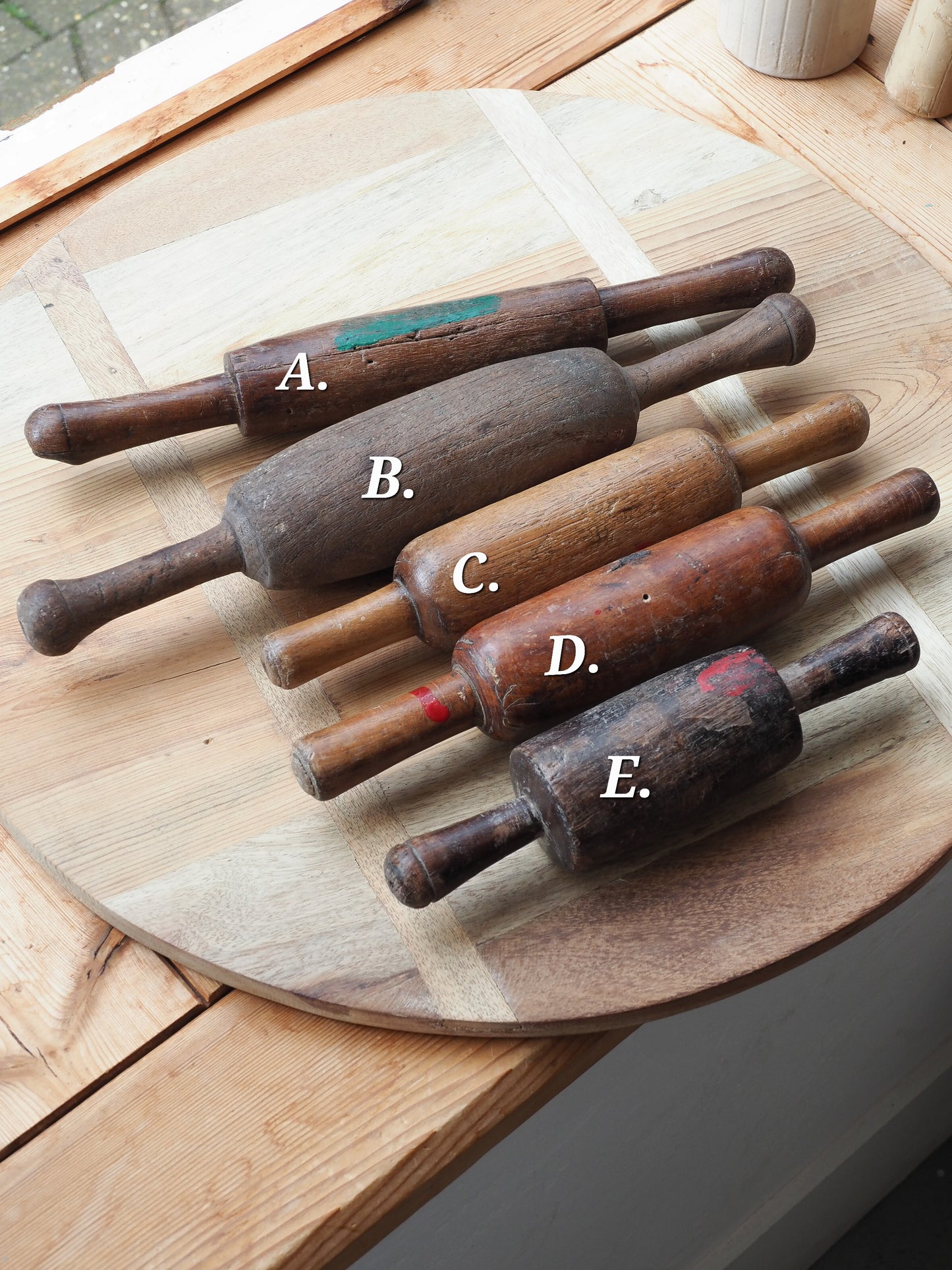 Vintage Wooden Rolling Pins