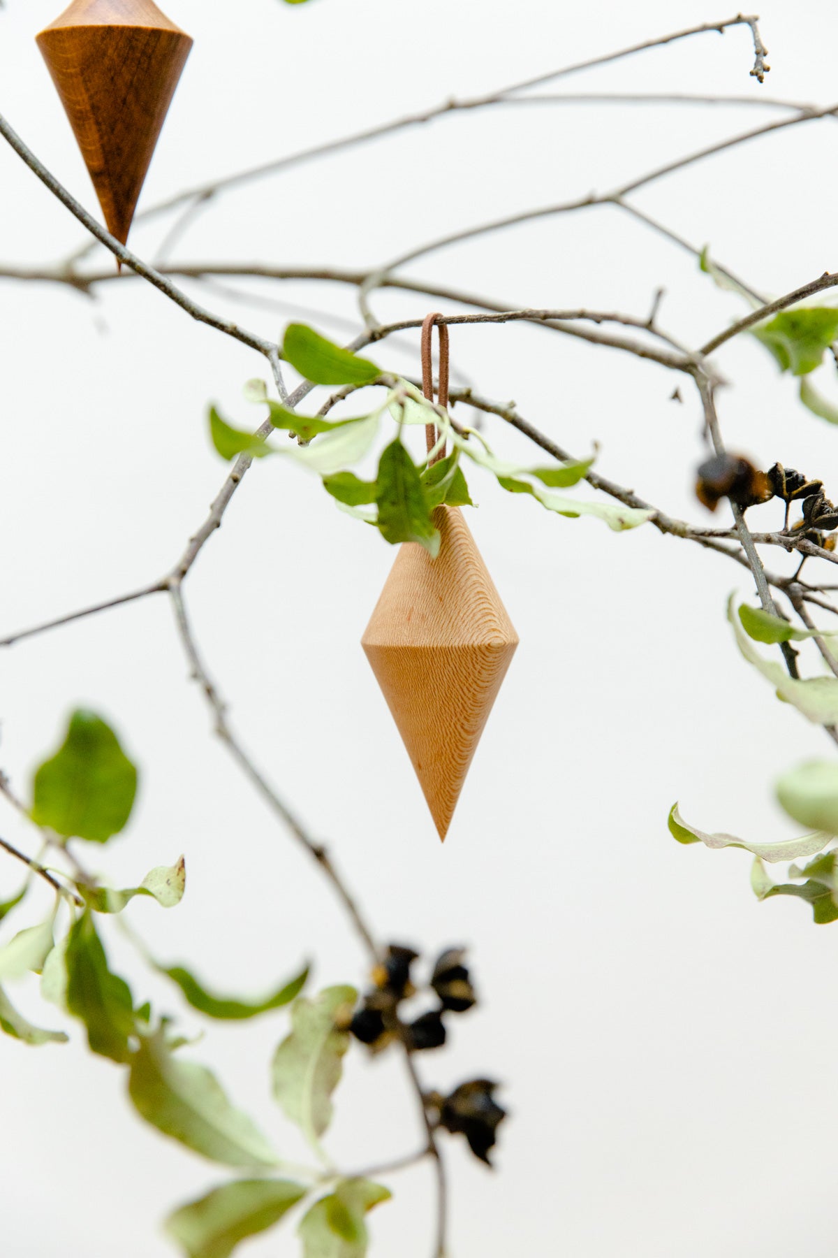 Hand Turned Wooden Baubles