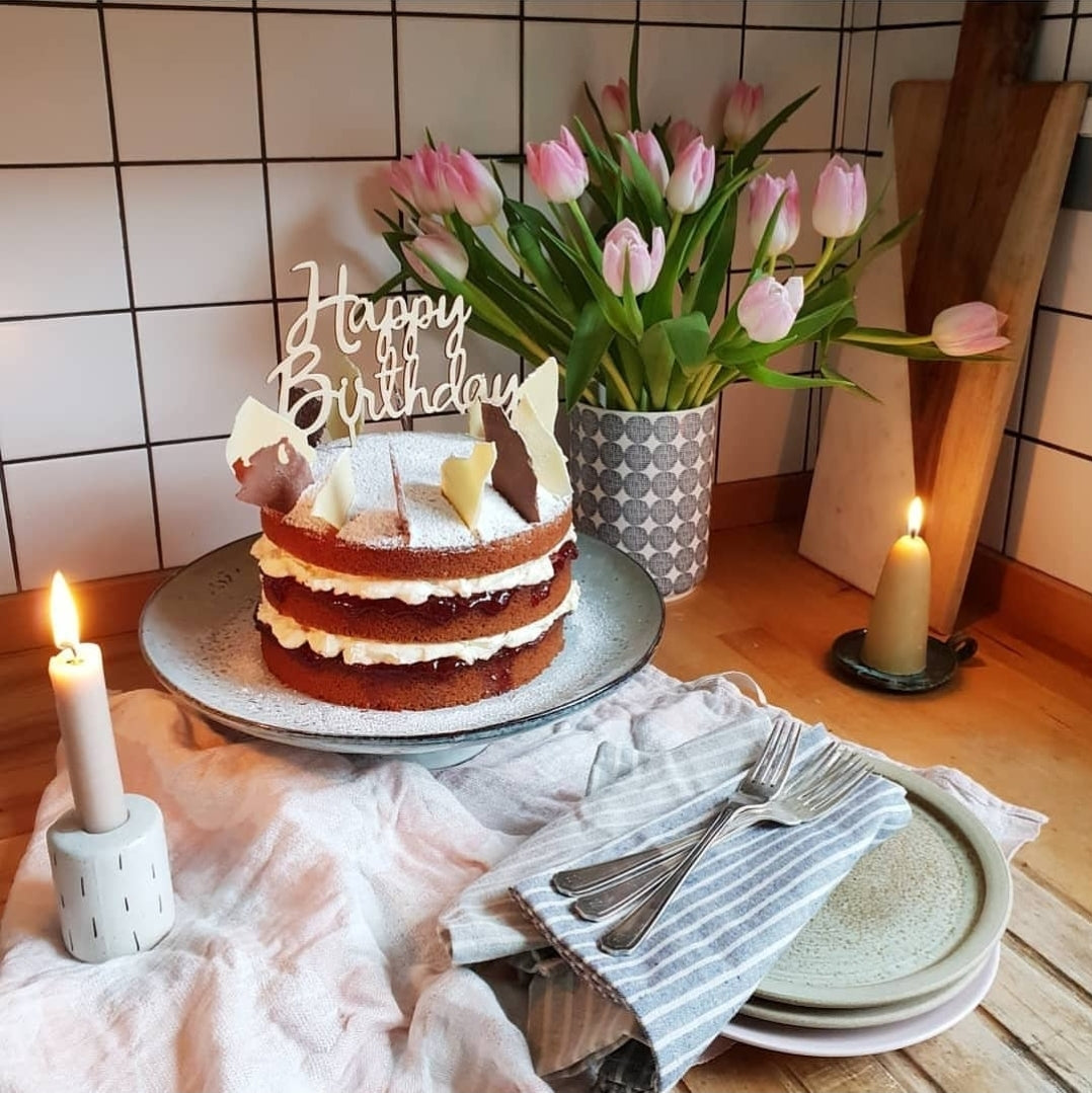 Rustic Cake Stand Dish