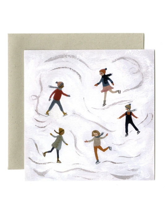 Ice Skating Card