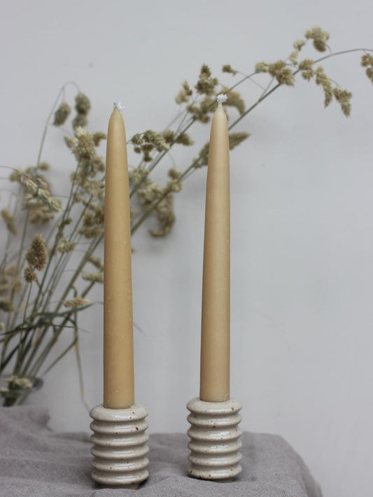 Stoneware Wibble Wobble Candle Holder/ Stem Vase