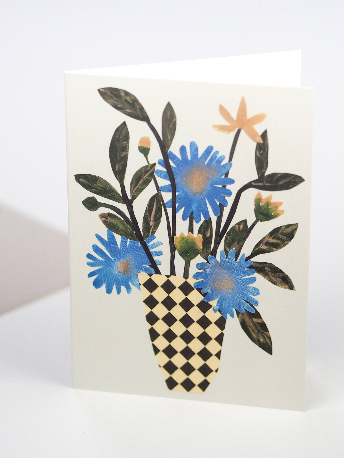 Chequer Vase Card