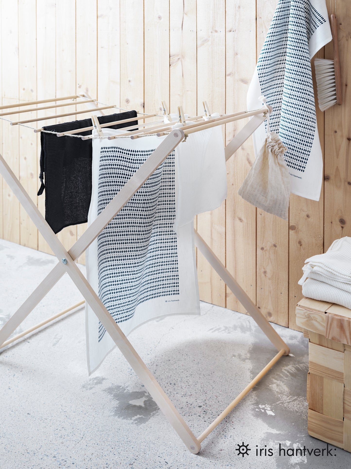 Foldable Birch Wash Dryer Airer