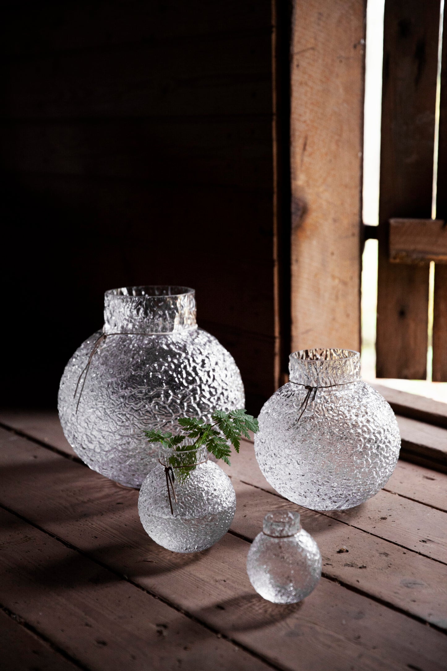 Mönstrad Glass Vase