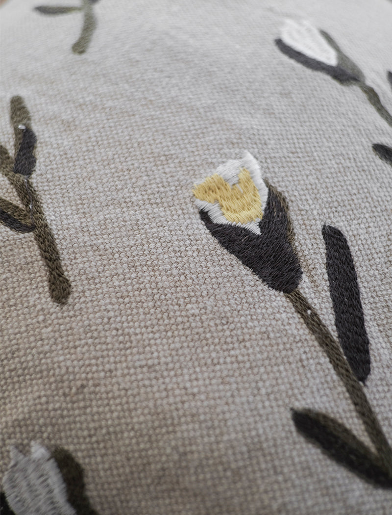 Meadow Embroidered Cushion Cover