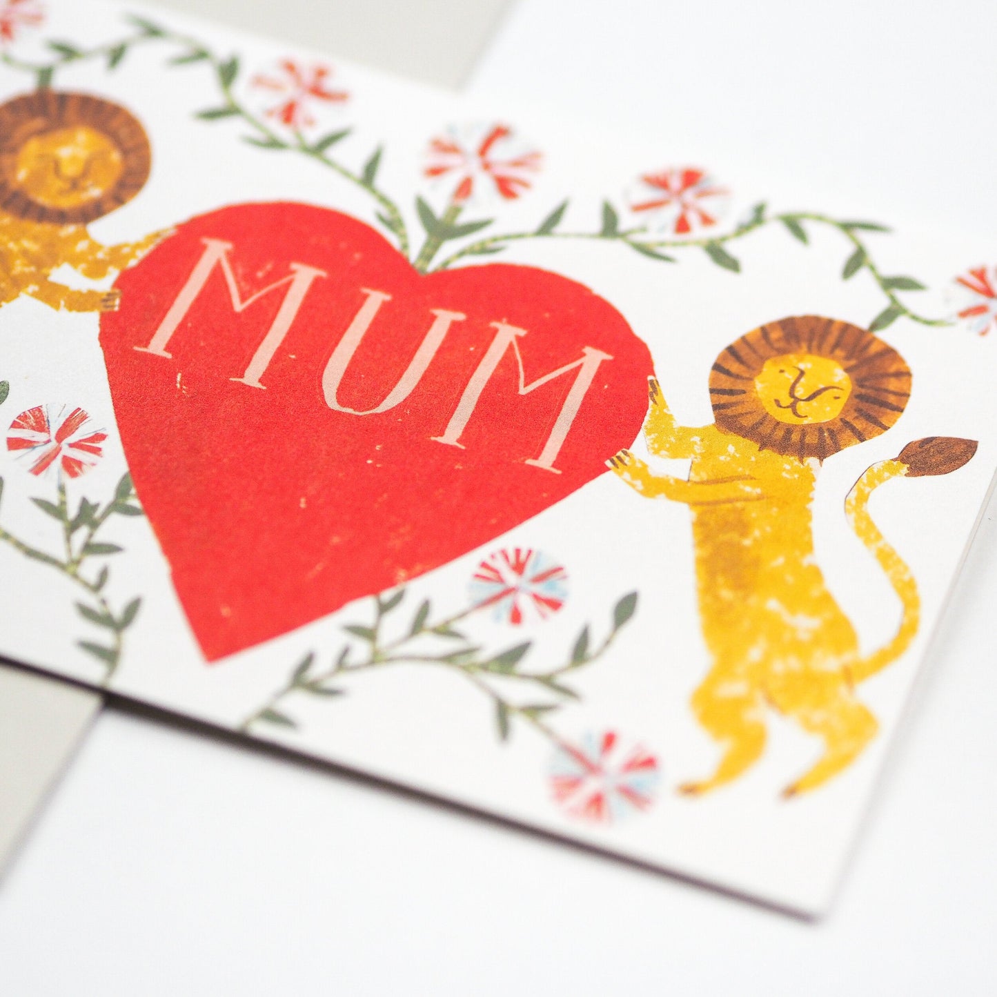 Mum Lion Heart Card