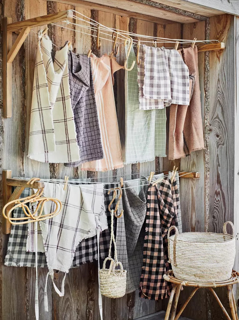 Checked Kitchen Towel | Beige/Grey