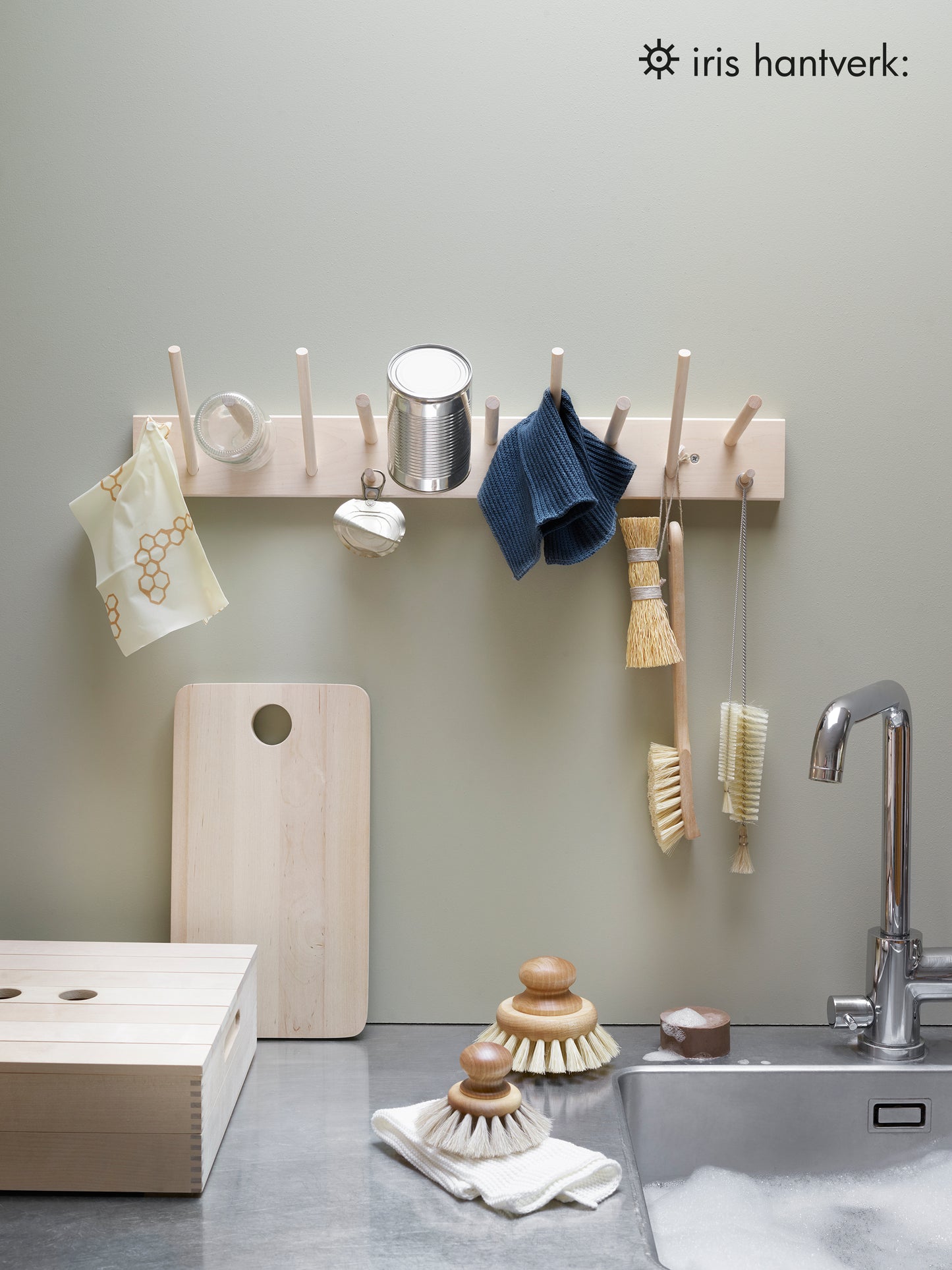 Iris Hantverk Birch Multihanger Peg Rack