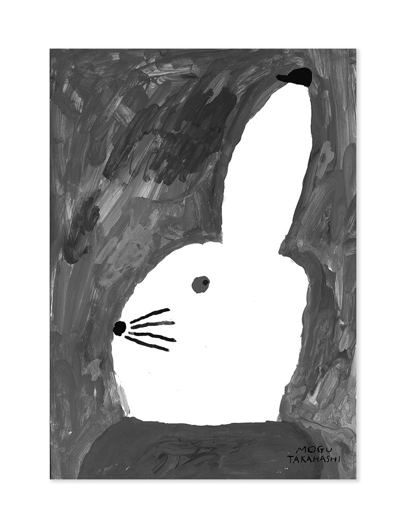 Rabbit with Small Hat Poster
