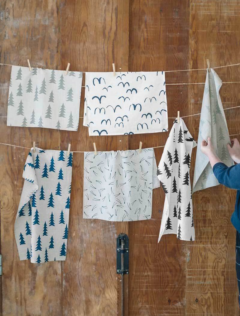 Gran Tea Towel | Black